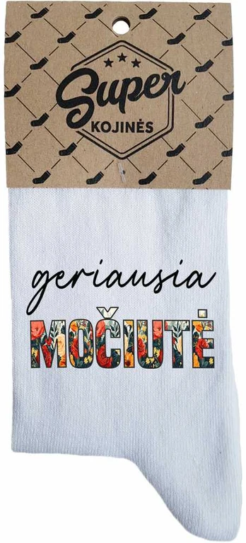 Moteriškos kojinės "Geriausia močiutė"