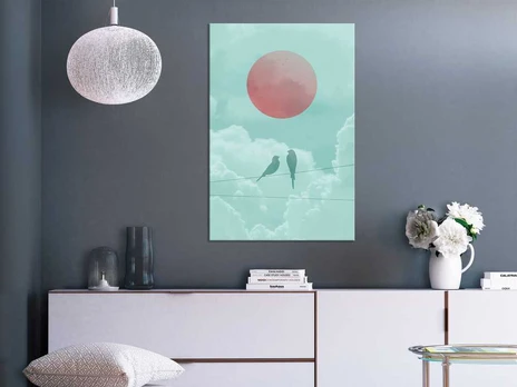 Artgeist Paveikslas - Pastel Sunset (1 Part) Vertical