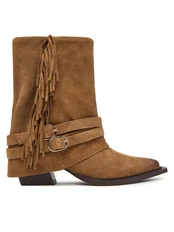 Kaubojiški batai Steve Madden Hadly 11005190 Tamsiai ruda kaina