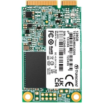 TRANSCEND 128GB mSATA SSD SATA3 3D TLC