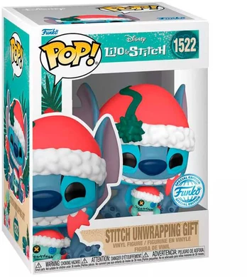 Funko POP figure Disney Lilo & Stitch - Stitch Unwrapping Gift