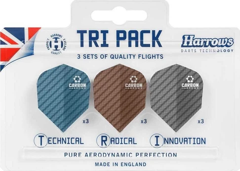 Harrows Tri Pack Carbon 3x3 plunksnos HS-TNK-000013292