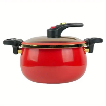 emaliuotas greitpuodis 7 l, Raudona