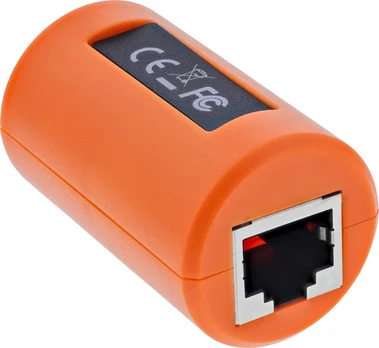 „InLine®“ viršįtampių apsaugos RJ45 jungtis tinklui ir POE