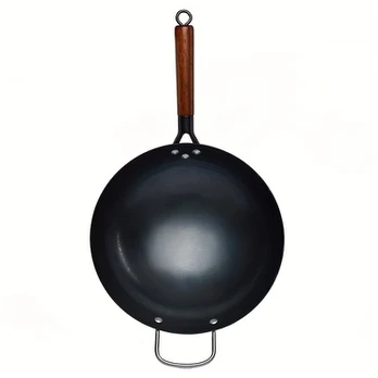 ketaus wok keptuvė, 34 ausys
