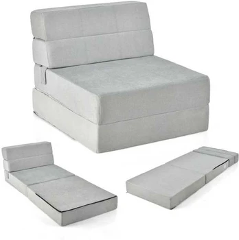 Sofa Promotions Sofos lova, 29x32x26 colių, Ruda/Pilka