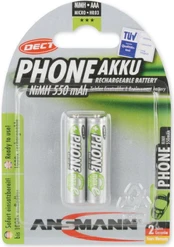 Ansmann Akumuliatorius Phone AAA / R03 550mAh 2 vnt. kaina