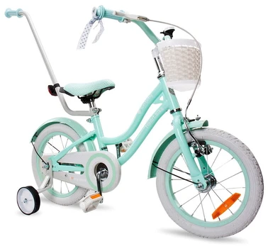 Vaikiškas dviratis Sun baby 14", žalias