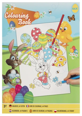 EASTER Spalvinimo knyga A4, 810005