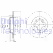 DELPHI BG2753C Brake Disc kaina