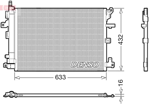 DENSO DCN33012 Air conditioning condenser
