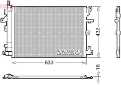 DENSO DCN33012 Air conditioning condenser kaina