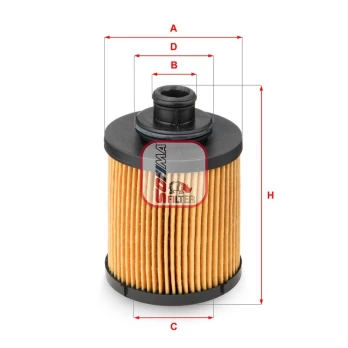 Alyvos filtras SOFIMA S5031PE