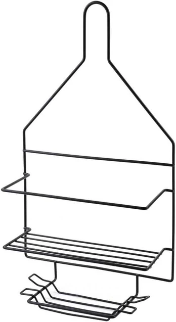 Bathlab CARL Juodas Półka vonios 2 półki23x9,5x41,5cm