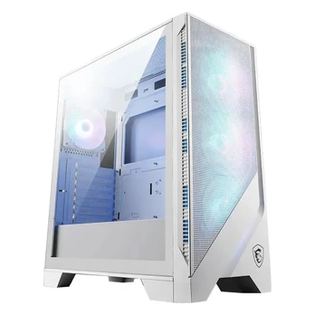 Case MSI MAG FORGE 320R AIRFLOW MidiTower Case product features Transparent panel ATX MicroATX MiniITX Colour White MAGFORGE320RAIRFLOWWH