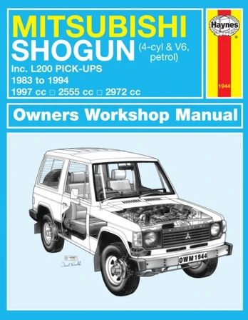 Automobiliai Mitsubishi Shogun & L200
