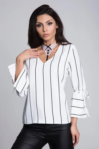 Julimex Deko apykaklė Lady Boss Collet Baltas | Balta
