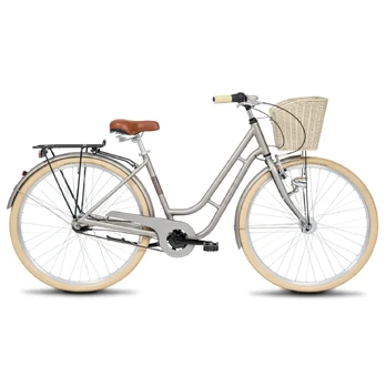 Bicycle ROMET Sonata Classic, champagne + front basket