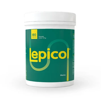 Maisto papildas Lepicol, 180 kapsulių