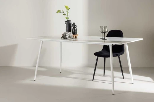 Venture Design Valgomasis stalas, Silar, 90x180 cm, Balta