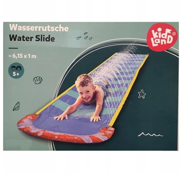 Vandens čiuožykla su fontanu water slide 6.15x1