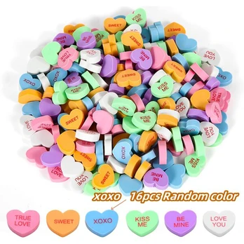 Pakabukas širdelė, XOXO【16pcs random colors】