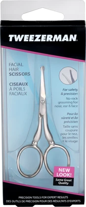 Tweezerman - Facial Hair Scissors kaina
