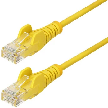 StarTech 5M geltonas plonas CAT6 kabelis