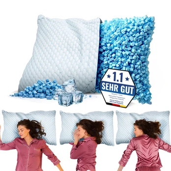Ergonominė atminties putų pagalvė su antialerginiu užvalkalu 50x70cm