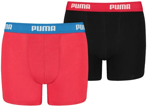 Apatiniai Puma Basic Boxer Black Red, 907650 04/128, 140 cm