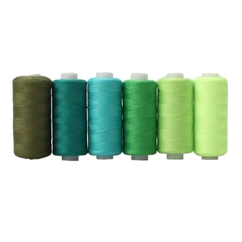 Siuvimo siūlas, Green System 6 Colors