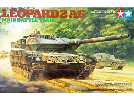 Konsruktorius Tamiya - Main Battle Tank Leopard 2A6, 1/35, 35271