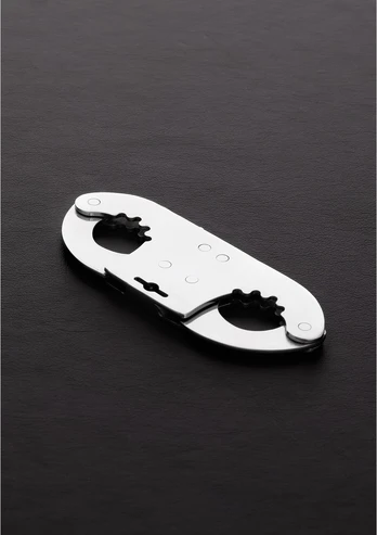 Shots Thumb & Toe Cuffs Compact Restraint System Metal Silver