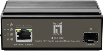 Level One „LevelOne LevelOne IGC-0102“ šviesolaidinis keitiklis 1000 Mbit/s, juodas kaina