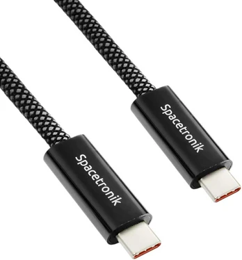 Kabelis USB-C 4.0 40Gbit/s Gen3x2 Spacetronik 1.2m