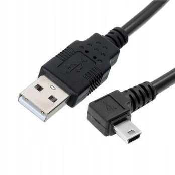 Kampas Mini Usb į Usb Laidas 5m - Kairysis