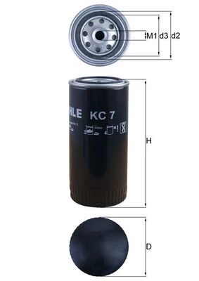 Kuro filtras KNECHT KC 7