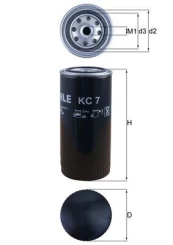 Kuro filtras KNECHT KC 7 kaina