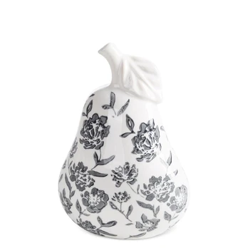 Figūrėlė, "Kriaušė" Vivian 02, 15 cm, balta sp.