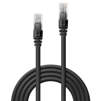 LINDY Patchkabel Cat6 U/UTP juodas 15m