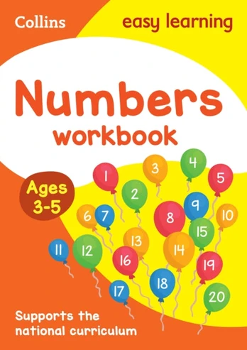 Numbers Workbook Ages 3-5, Prepare for Preschool with Easy Home Learning