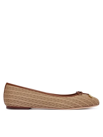 LAUREN RALPH LAUREN Balerinos 802P18430001 Smėlio