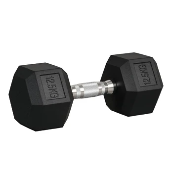 Homcom Šešiakampis gumuotas svarmuo 1 x 12,5 KG