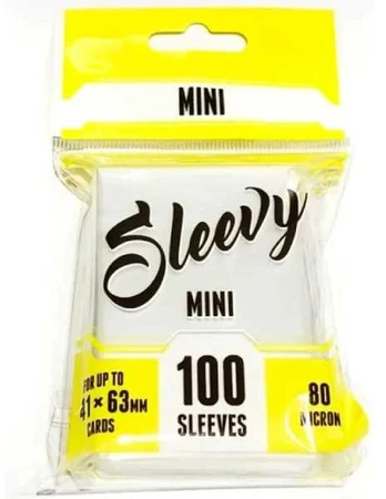 Sleevy MINI – Clear (100 sleeves 41x63 mm)