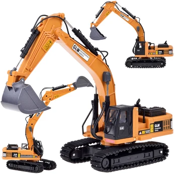 Žaislinis ekskavatorius Engineering, 1:40, oranžinė