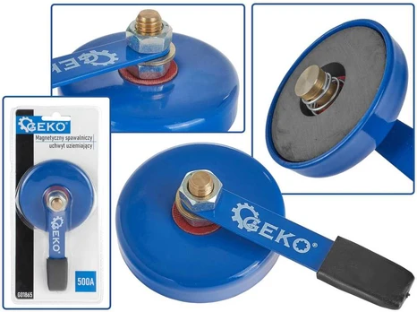 Geko Magnetinio suvirinimo įžeminimo spaustukas 500A (12/24)