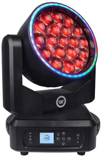 LIGHT4ME ZOOM WASH 19X15 RING LED Moving Head