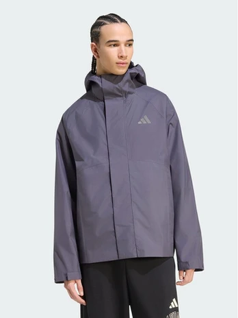 adidas Žieminė striukė Essentials Packable KS7700 Tamsiai pilka Loose Fit