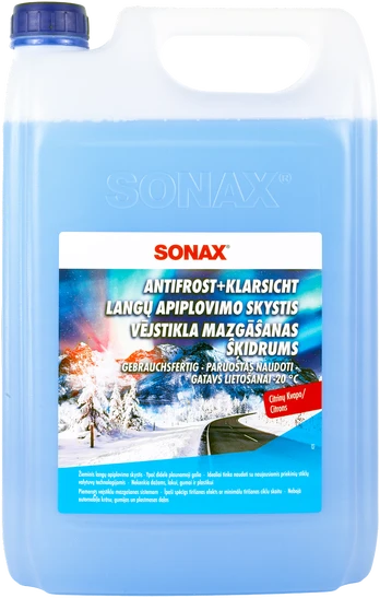 SONAX Žieminis langų apiplovimo skystis -20°C, 4L 332400