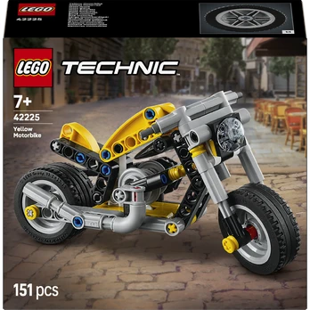 LEGO Technic 42225 Geltonas motociklas